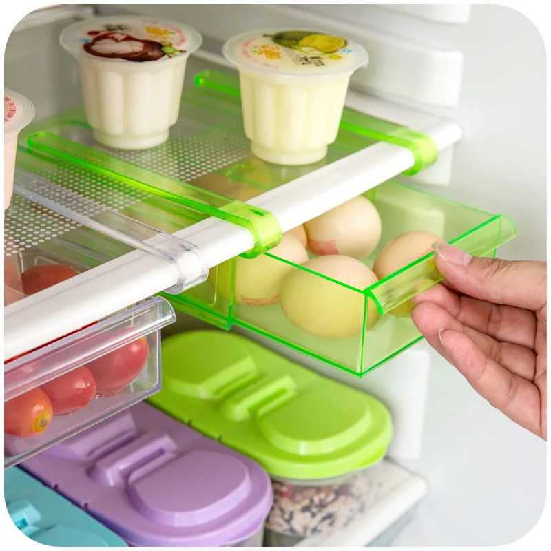 2015 Large Kitchen Utensil Storage Holder Refrigerator Single Plastic