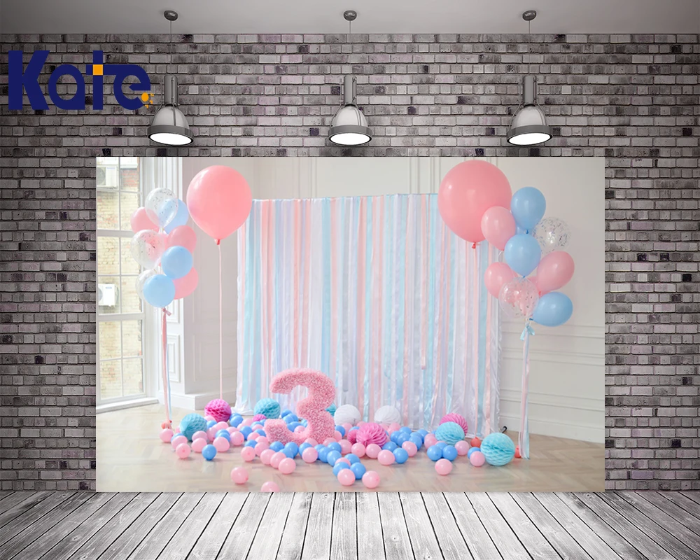 Kate 300x200cm Children Photo Backdrops Birthday 3st Newborn Balloons