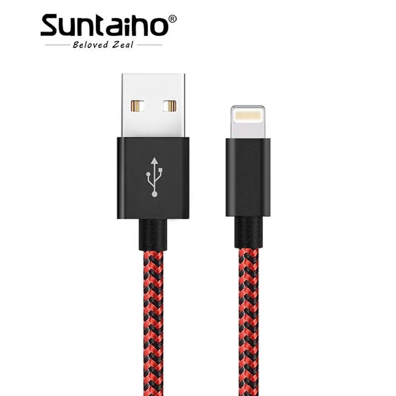 Suntaiho 5 упак. Освещение Зарядное устройство кабель для iPhone X Быстрая зарядка USB кабель для iphone 8 7 6S плюс 5 мобильный телефон кабеля