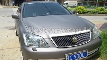 

Matte vinyl silver vinyl wrap With Air Bubble Free Matt silver Car Wrapping Matt Film Matt Foil Sticker size 1.52x30m/Roll