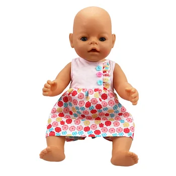 

Doll Dress Fit For 43 cm Born Doll 17 inch Babies Reborn Doll Clothes And Accessories,Birthday gift for baby