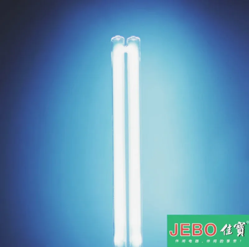 

JEBO UV Sterilizer Replace Light Tube, 13/18/24/36W 2-pin G23 Base Linear Twin Tube, UV-C Germicidal Ultraviolet Light Bulb