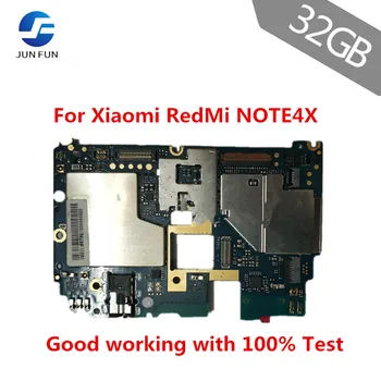 

Unlocked MainBoard For Xiaomi Redmi Note 4X note 4 Global Version 3+32GB Snapdragon 625 MotherBoard Frimware MIUI Note4X