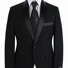 Мужские свадебные костюмы Мужские Черные смокинги для жениха Свадебные смокинги друзей жениха костюм куртка+ брюки+ галстук костюм свидетеля(куртка+ брюки+ галстук