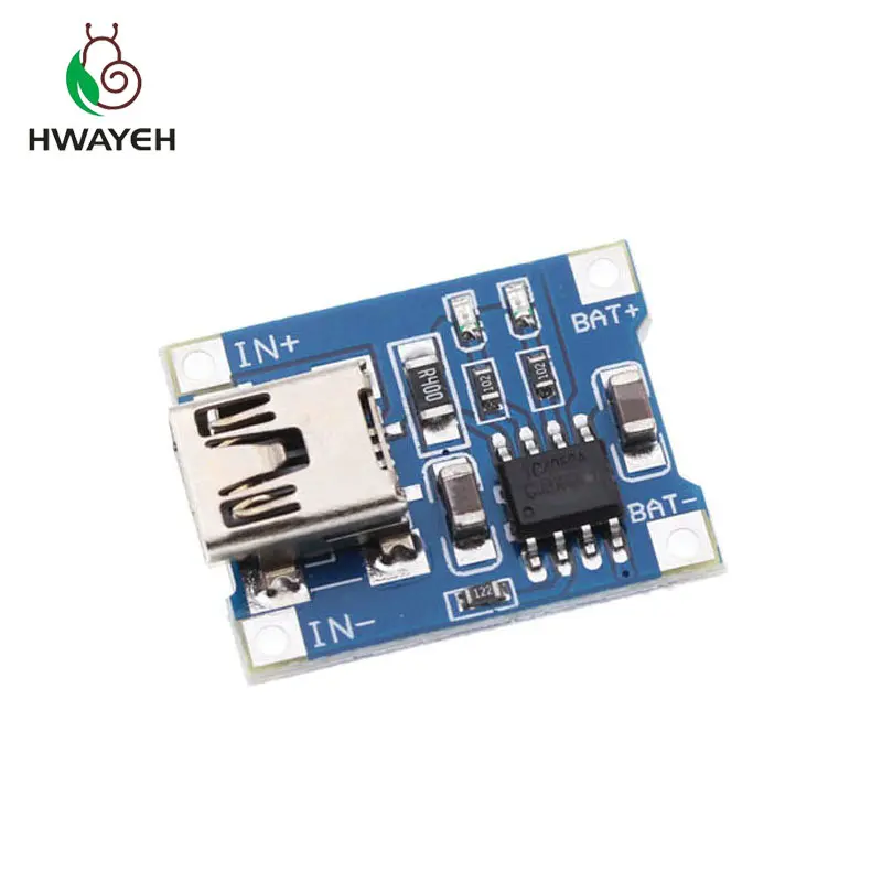 10 шт. TP4056 5V Mini USB 1A литиевая батарея зарядная плата модуль зарядного устройства |