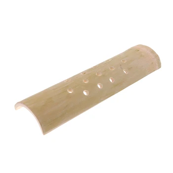 

Head Cushion Bamboo Cervical Pillow for Neck Pain Back Spinal Relaxation Natural Color S / M / L