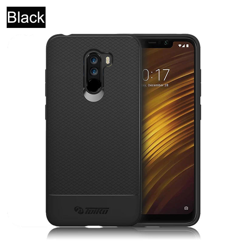 Мягкий ТПУ противоударный чехол toyko для Xiaomi Pocophone F1 тонкая задняя крышка Poco F1 ударный защитный бампер аксессуары для телефона оболочка