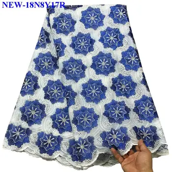 

African Lace Fabric 2018 Embroidered Nigerian Laces Fabric Bridal High Quality French Tulle Lace Fabric For Women dress TTE00