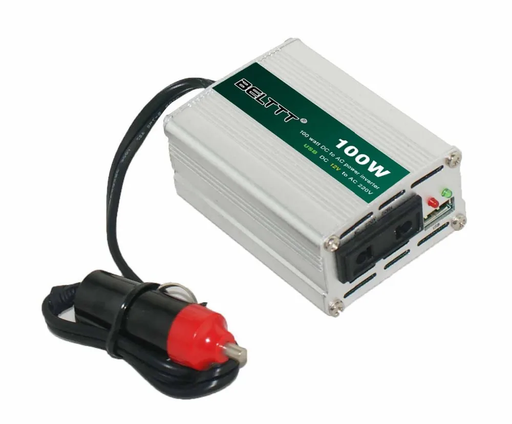 Free Shipping 100W DC 12V to AC 220V Car Inverter Power Invertor dc