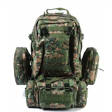 Outdoor Camping&hiking Bags Large Capacity Waterproof Molle Backpacks Camouflage Military Tactical Backpack Schoolbag