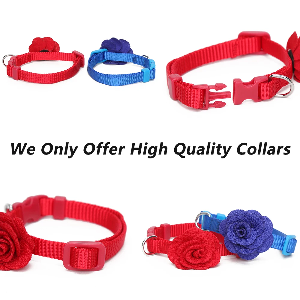 Small-Dog-Puppy-Collar-for-Cat-Kitty-Pet-Nylon-Necklace-Collars-Breakaway-Adjustable-Flower-Collar-Lead (3)