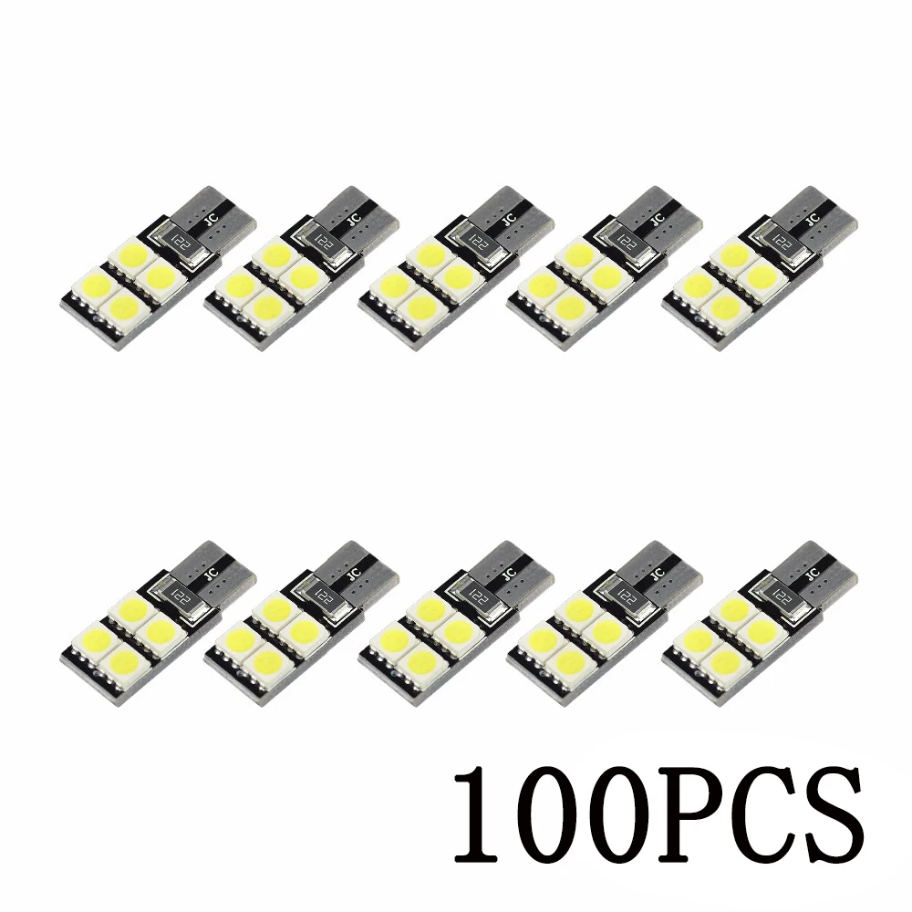 AGLINT 100 шт. T10 W5W LED 194 168 Сменные клиновидные Лампы CANBUS 5050 автомобильный Стайлинг