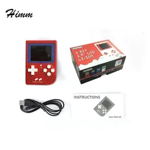 50 шт./партия, RS-6, портативная мини-портативная игровая консоль в стиле ретро, 8 бит, 2,0 дюймов, цветной ЖК-дисплей, детский игровой плеер, встроенный 129 игр