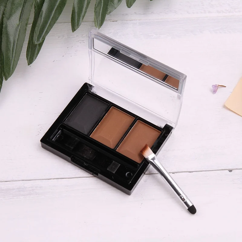 3 color Long lasting Eyebrow Enhancer Waterproof Eyebrow Powder Tint