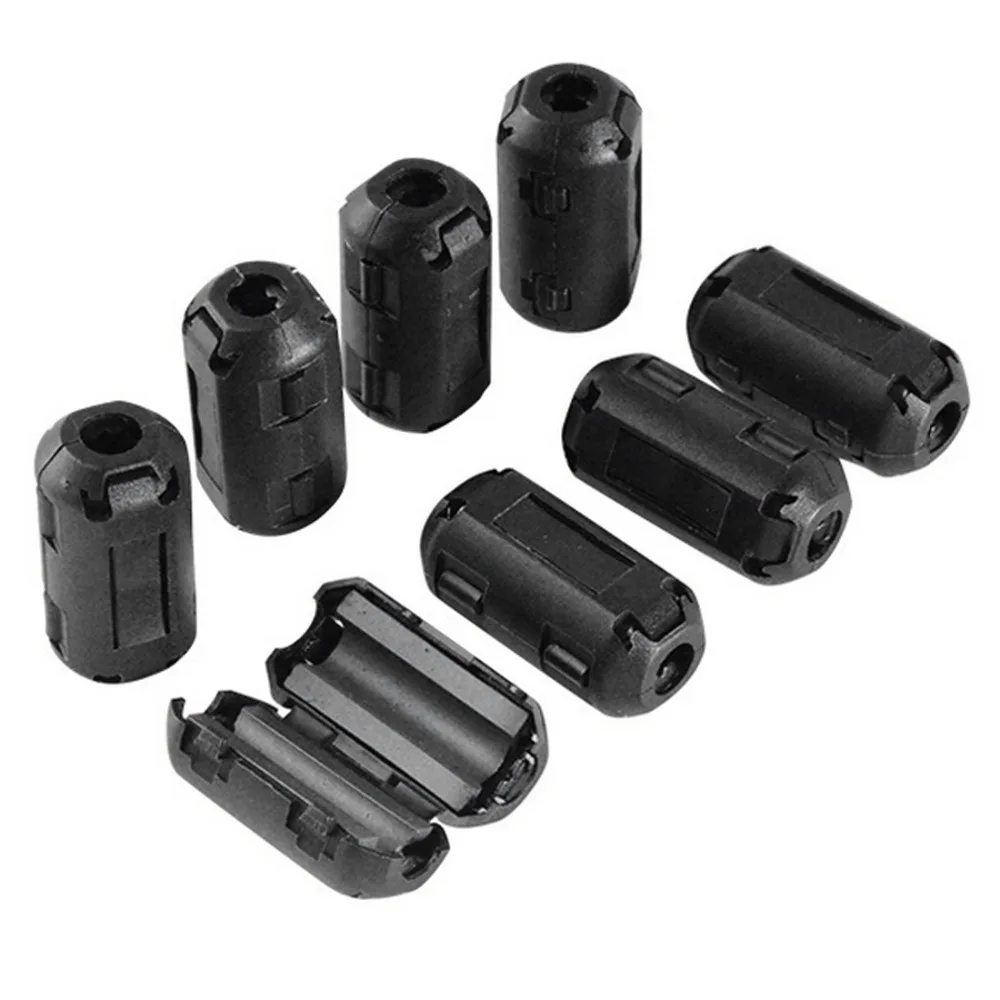 

Clip-On Ferrite Ring Core Noise Suppressor For EMI RFI Clip Cable Active Components Filters 5 Pcs 3.5mm