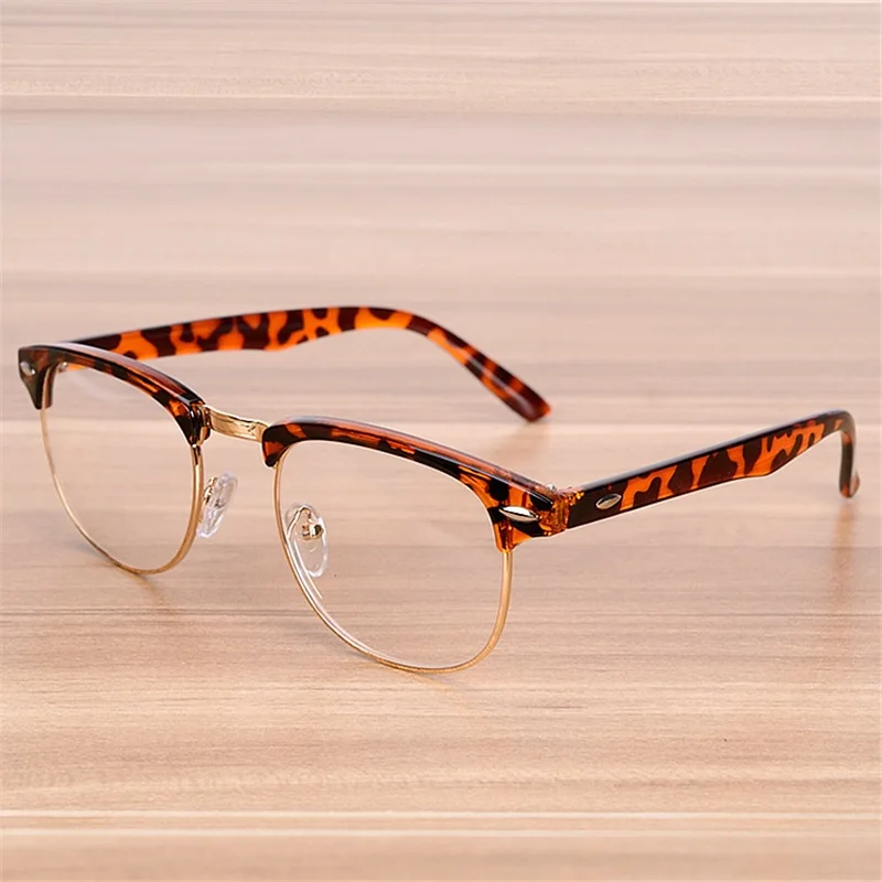Лидер продаж Классический точка Очки кадров Для женщин Для мужчин сплав очки унисекс оптические оправы Повседневное Мода зрелище очки