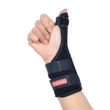 1PCS Adjustable Sport Wristband Thumb Guard Wrist Support Wrap For Sports Protector Plate Gym Accessories Sprain Recovery Finger medical thumb splint thumb guard thumb support brace protector for damage of thumb wrist joint sprain