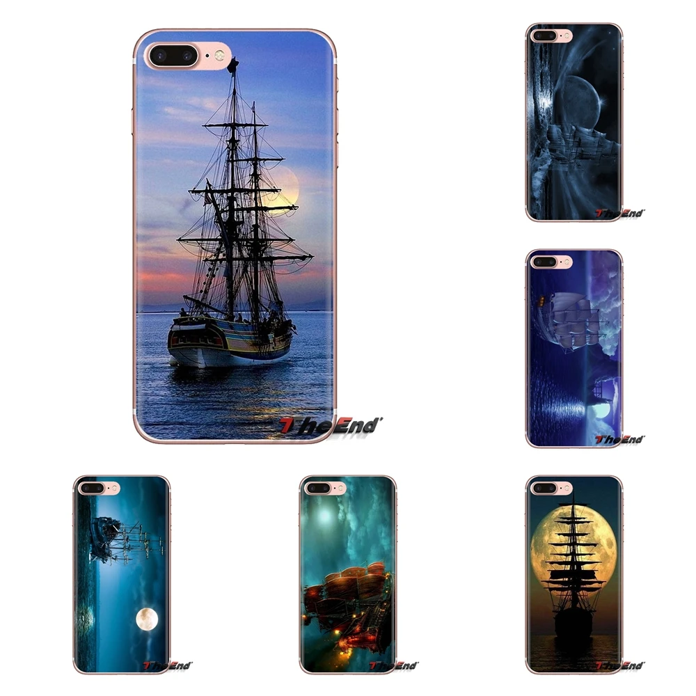 Мягкие прозрачные чехлы для Samsung Galaxy A3 A5 A7 A9 A8 Star A6 Plus 2018 2015 2016 2017 старый корабль в