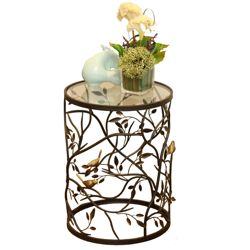 

1B Creative Personality Nordic Living Room Coffee Table Bedroom Simple Bed Coffee Table Leisure Balcony Coffee Table Window