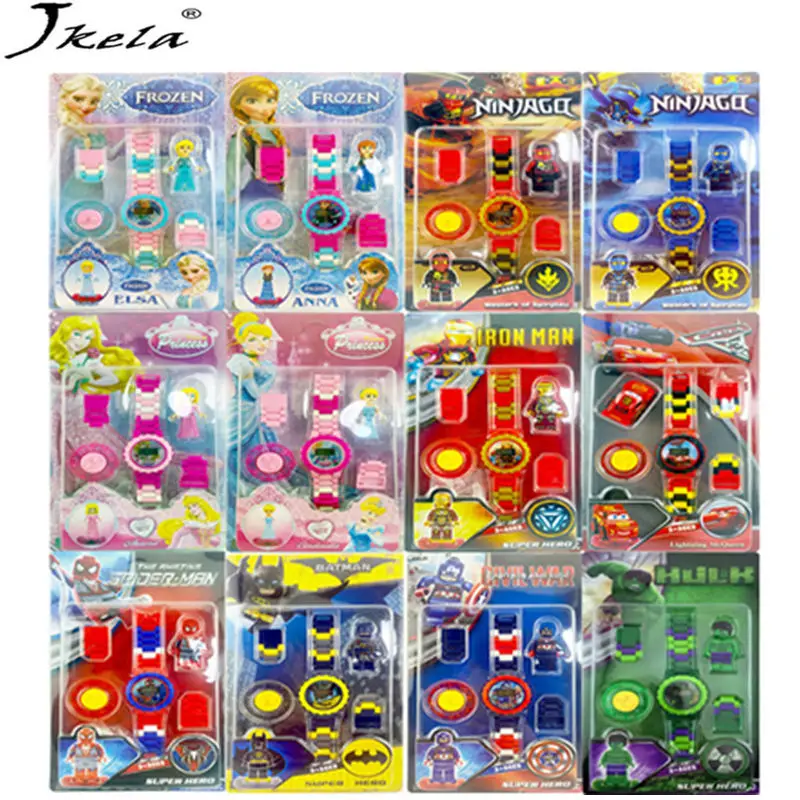 

[hot] Super hero DC Avengeres Building blocks Bricks Original box Watch Bricks Compatible With legoingly Ninjagoed Toys