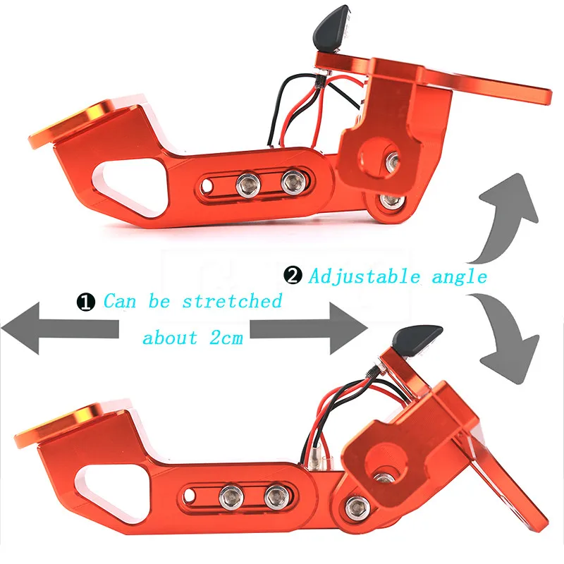 Держатель номерного знака регистрационный держатель номерного знака светодиодный свет для Honda Yamaha Kawasaki квадроцикл suzuki обтекатель аксессуар