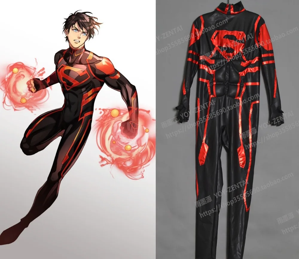 

YOY-ZENTAI High Quality Custom Made Hero Superboy Costume Superboy Cosplay Body Suit