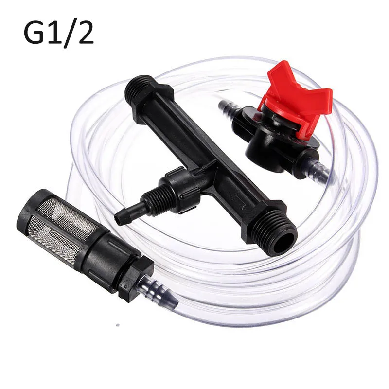 

Venturi Fertilization System fertilizer injector Plastic Venturi Automatic fertilizer Fertilizer Syringe 3/4 1/2 Irrigation