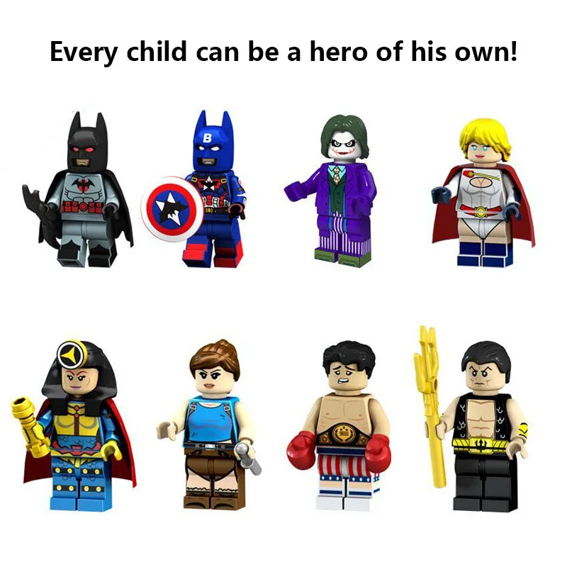

Master Batman Figure Crazy Quilt Master Batman Cacique Killer Alfred marvel legoing model building kits blockS toys for children