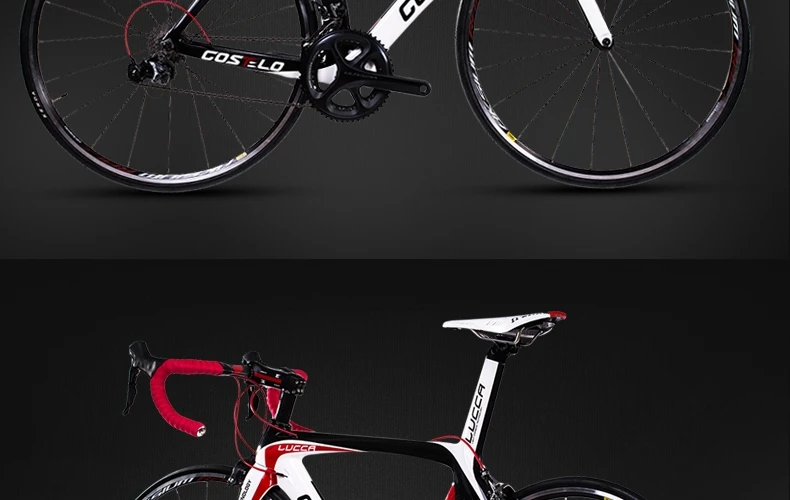 Flash Deal HOT SALE  full carbon costelo lucca road bicycle carbon bike DIY complete bicycle completo bicicletta bicicleta completa 33
