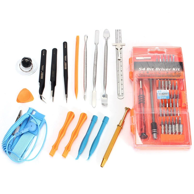 

74 In 1 Portable Mobile Cell Phone Pro Tech Base Repair Tools Kit Pry Opening Tool Screwdriver Set Smart Phones Hand Tools Set