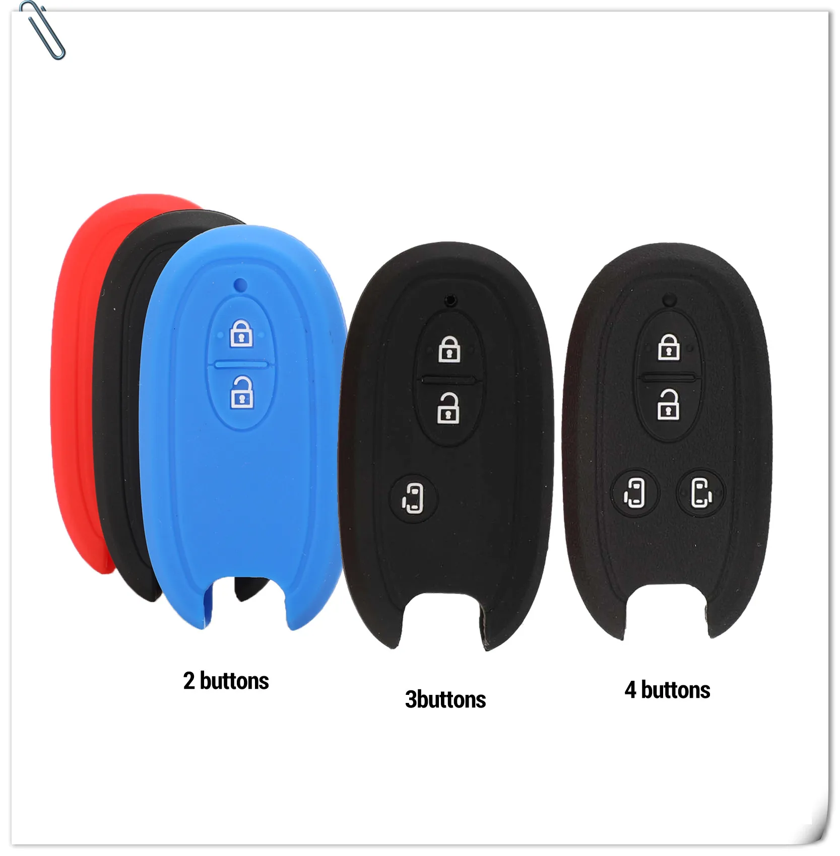 Keyforkess 2/3/4 pulsanti custodia portachiavi in Silicone per SUZUKI Grand Vitara New Swift Jimny SX4 Alto Wagon R copertura supporto remoto automatico 6 Keyforkess 2/3/4 pulsanti custodia portachiavi in Silicone per SUZUKI Grand Vitara New Swift Jimny SX4 Alto Wagon R copertura supporto remoto automatico - HTB1CrKfaRCw3KVjSZR0q6zcUpXad