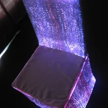 Волоконная Оптика светящиеся банкетные чехлы для стульев оптоволоконный стул с подсветкой чехлы