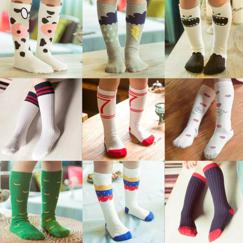 Clearance Cute Children's Socks Cotton Baby Girl Socks High Knee