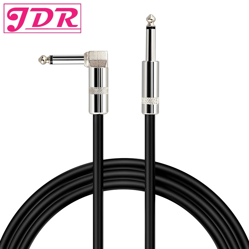 JDR Standard Cable for Guitar/Bass/Keyboard 19 Feet 1/4 Inch (6.3mm