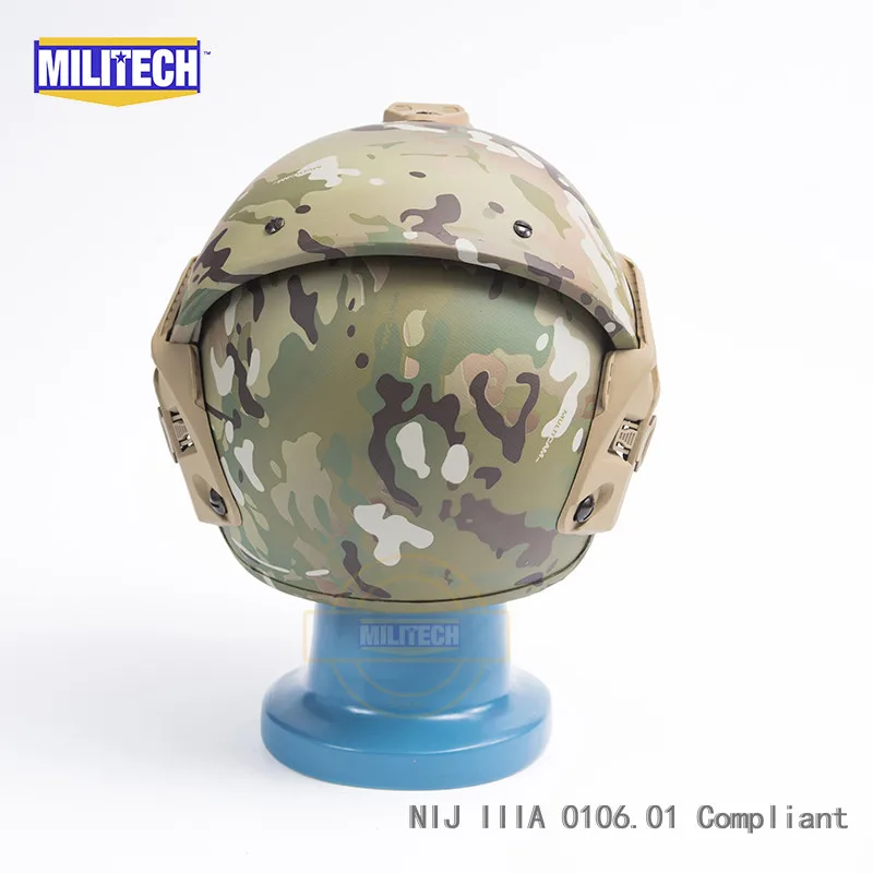 MILITECH M/LG Мультикам MC NIJ уровень IIIA 3A воздуха Рама Арамидных Пуленепробиваемый Шлем