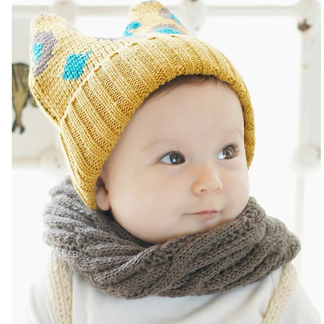 2017 New Winter Baby Scarf Kids Child Cotton Scarf Boys Girl O Ring Scarf Children Collar Child