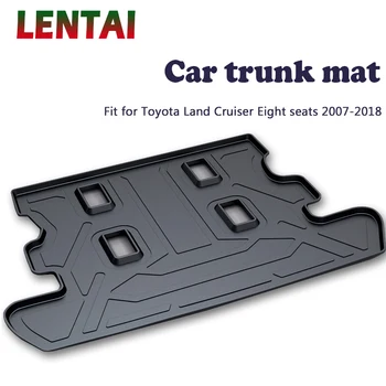 

LENTAI 1PC rear trunk Cargo mat For Toyota Land Cruiser J200 8 Seats 2007-2018 Styling Boot Liner Tray Anti-slip mat Accessories