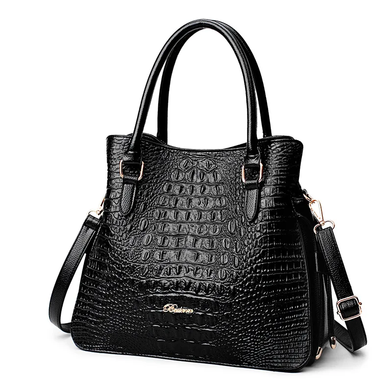 

2 Sets Crocodile Leather Purses And Handbags Women Shoulder Bags Women Messenger Bags Ladies Casual Tote Bags Sac A Main Femme