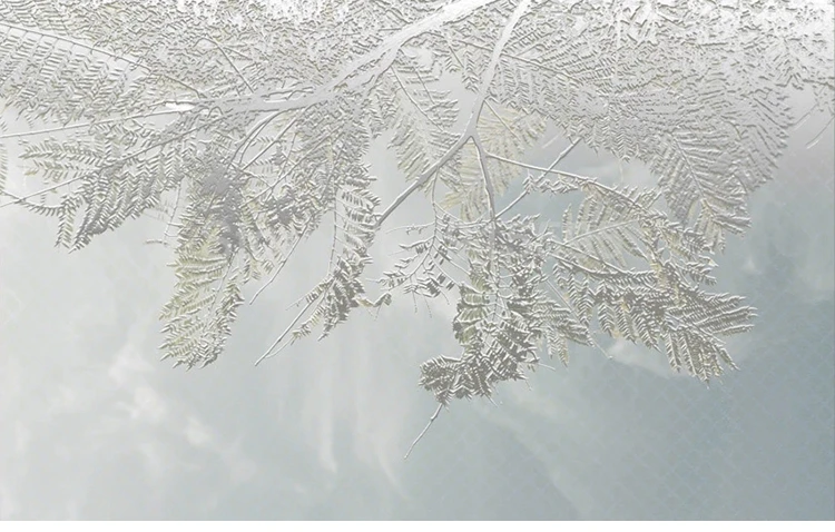 Пользовательские Настенные обои 3D абстрактные листья дерева Современная Гостиная Спальня Искусство Настенная живопись самоклеющаяся наклейка настенные наклейки