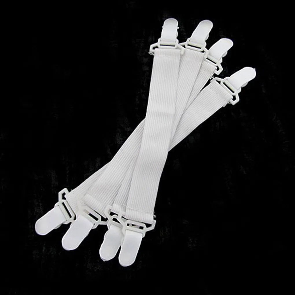 

1pc Bed Sheet Fastener Tape Elastic Sheet Strap Holder Blanket Pad Mattress Clip