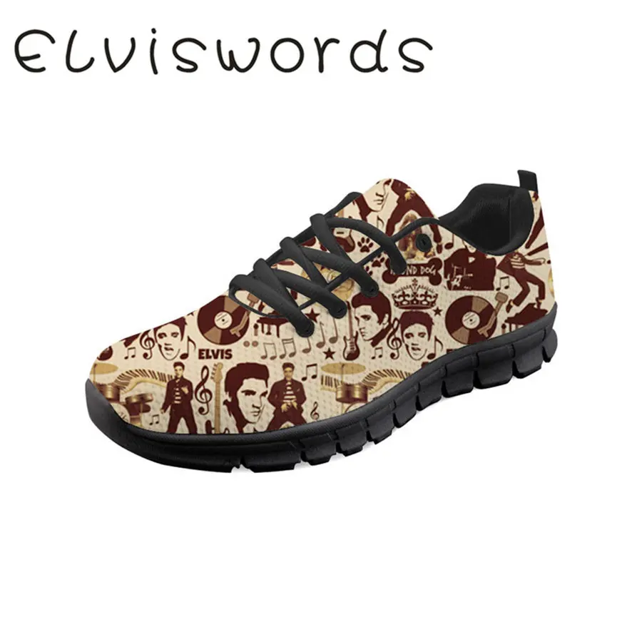 

2019 New Fashion Soft Sneakers Spring and Summer New Lace-up Casual shoes Printed Breathable women's shoes