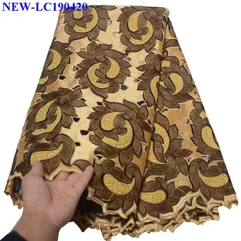 

High Quality Swiss Voile Laces Switzerland Emboridery Cotton African Dry Cotton Lace Fabric 2019 Nigerian Voile Lace NXE01