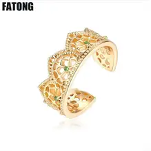 Crown ring lace openwork 925 sterling silver wild elegant retro saffron floral jewelry girl gift. J0124 Crown ring lace openwork 925 sterling silver wild elegant retro saffron floral jewelry girl gift. J0124