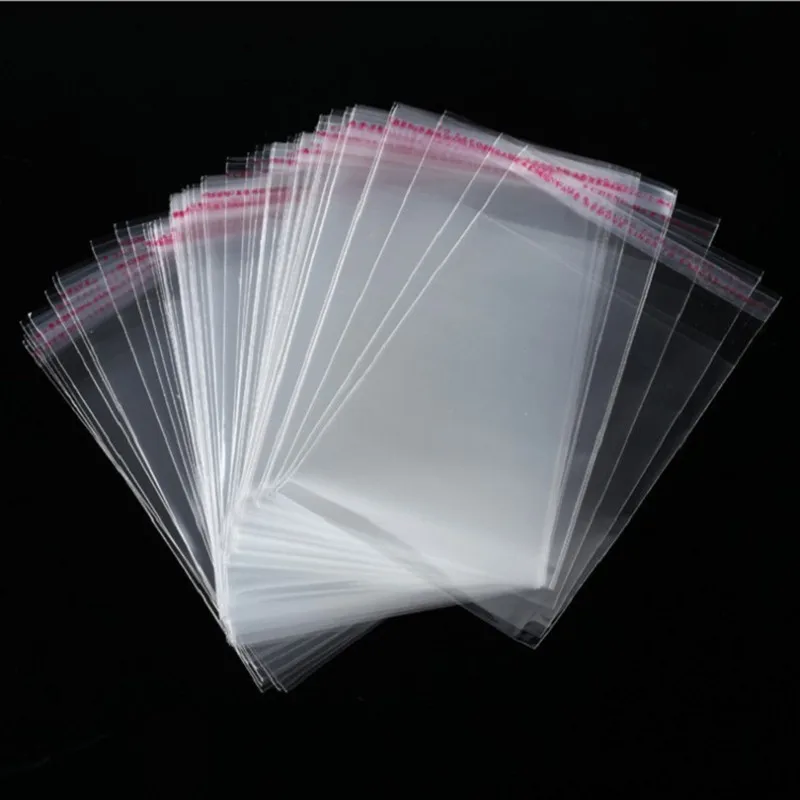 Ширина 12 см прозрачный самоклеящийся Виолончель целлофановый пакет самоуплотняющийся небольшой Пластик сумки для упаковки конфет запечатанный пакет, 88 - Цвет: 100pcs