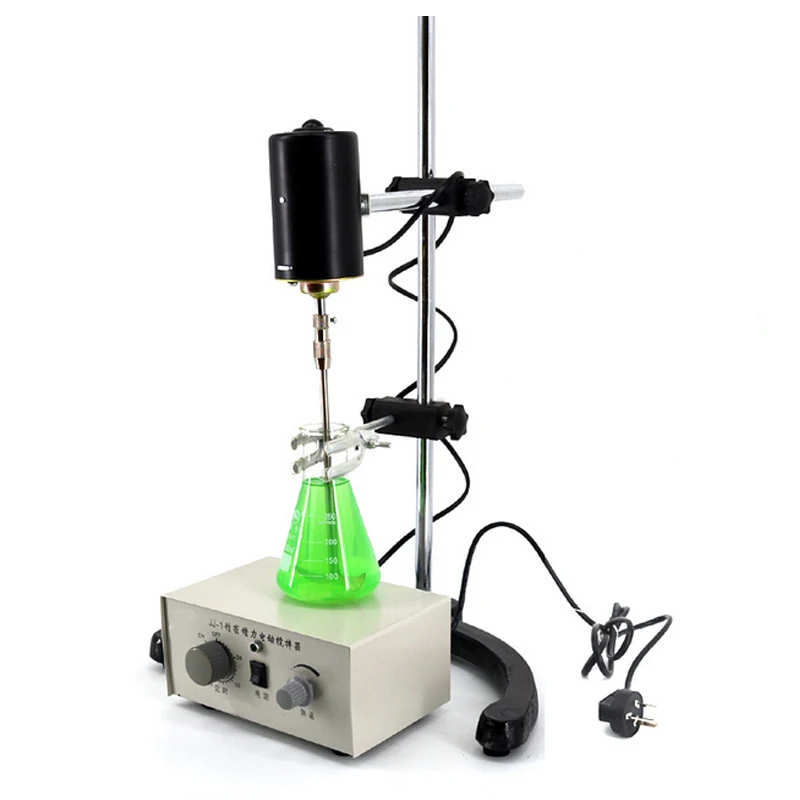 3000rpm Dual Control Mixer 100W Electric Lab Mixer Overhead Stirrer Adjustable Churn Stir Machine Blenders Laboratory Stirrer