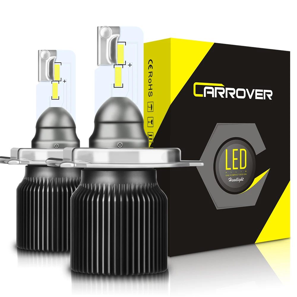 

Car Rover 2Pcs H4 Led Bulb H7 H8 H9 H11 9005 HB3 9006 HB4 40W 8000LM Moto Auto Headlight Canbus COB Car Led Light 12V Automobile