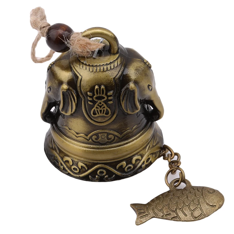 Blessing Luck Bell фэн шуй Металлические Китайские колокольчики Новая мода Фортуна дом автомобильное подвесное украшение Декор подарок ремесла новое поступление