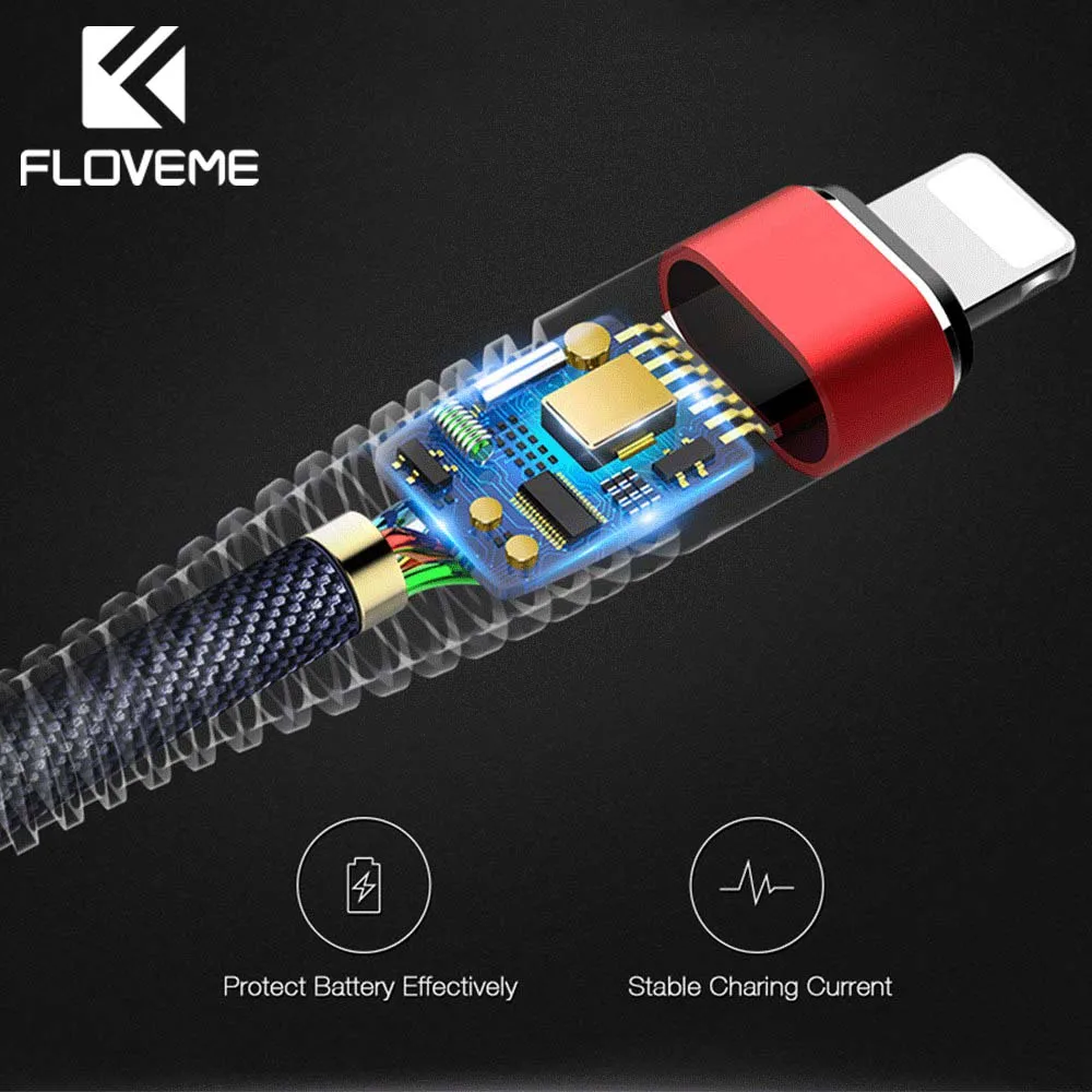 usb кабель айфон 10 для iPhone 7 plus se Floveme высокая прочность USB iphone 8 6 S Plus X Lightning/USB оплетка
