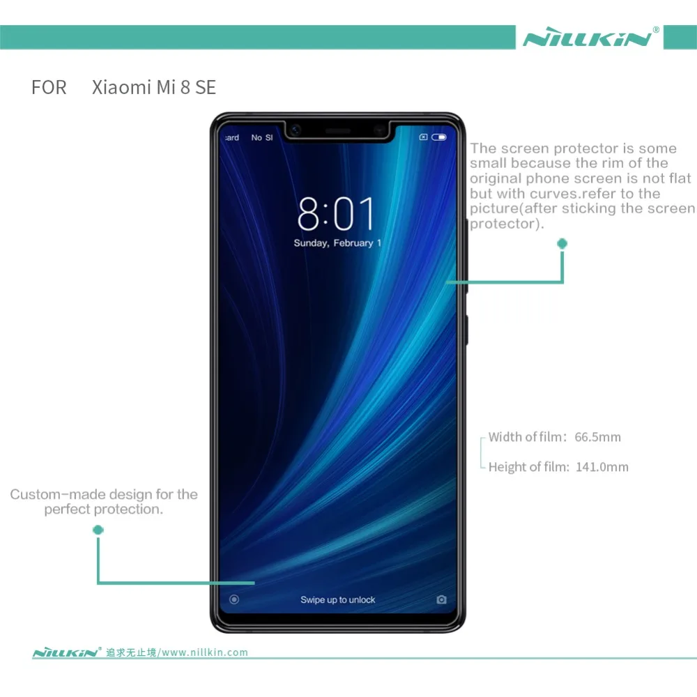 Nillkin PET защитная пленка для Xiaomi mi 8 SE анти-Finperprint матовая защитная пленка для Xiaomi mi 8 SE mi 8 глянцевая пленка