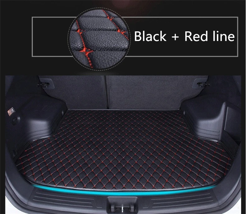 

For TOYOTA VIOS 2017.2018 Cargo Liner Trunk Mats Auto Boot Mat High Quality Brand New Embroidery Leather Free shipping